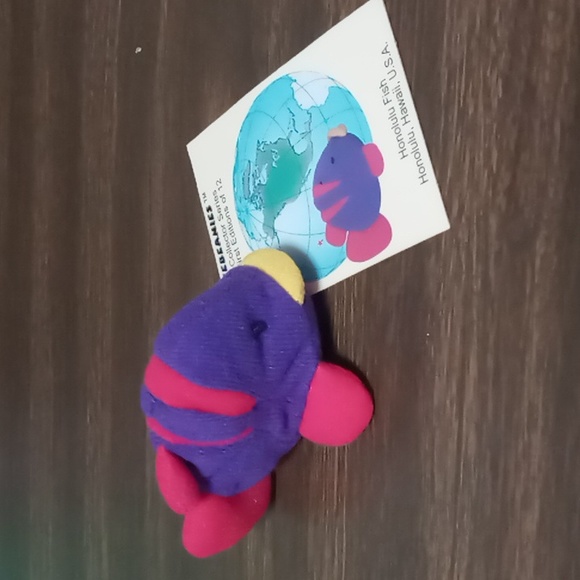 Weebeanies Honolulu Fish Keychain 1997 Princess Soft Toys NWT - Picture 1 of 5